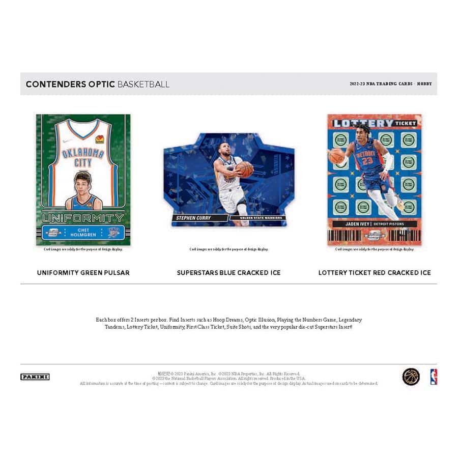 NBA 2022-23 Panini Contenders Optic Basketball Asia Tmall Box