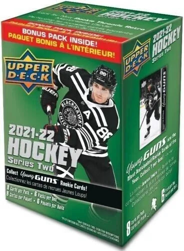 NHL 2021-22 Upper Deck Series 2 Hockey Blaster Box