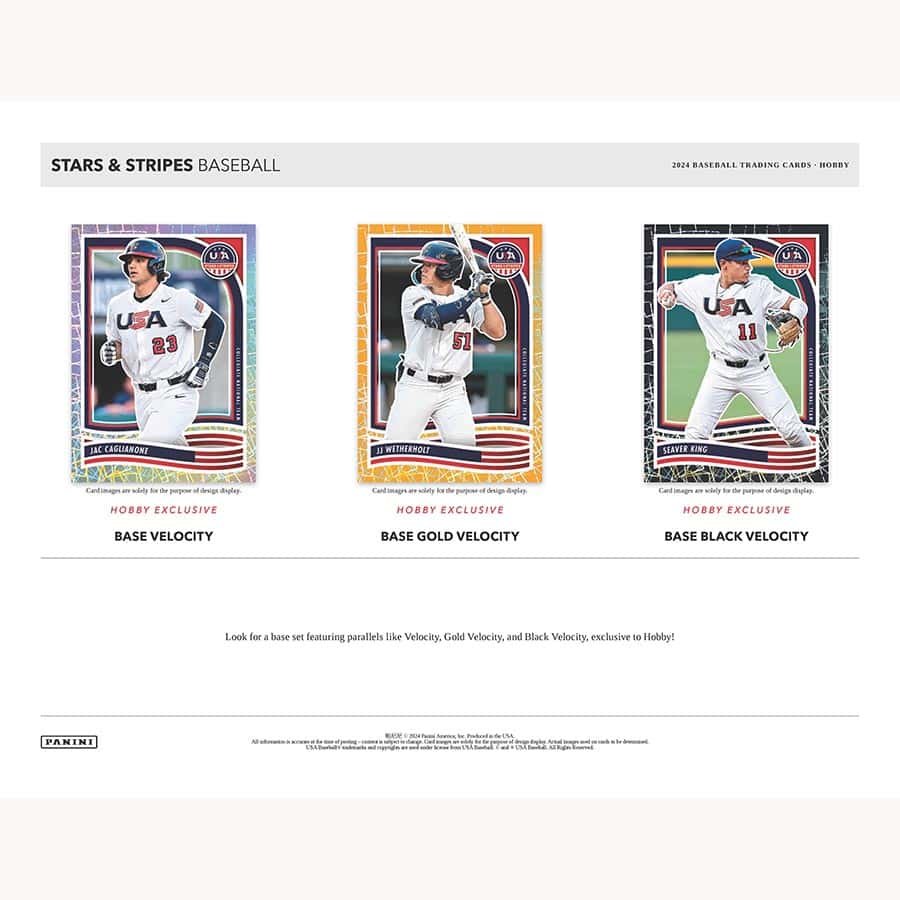 BASEBALL 2024 STARS & STRIPES baseball Box (7 Auto)