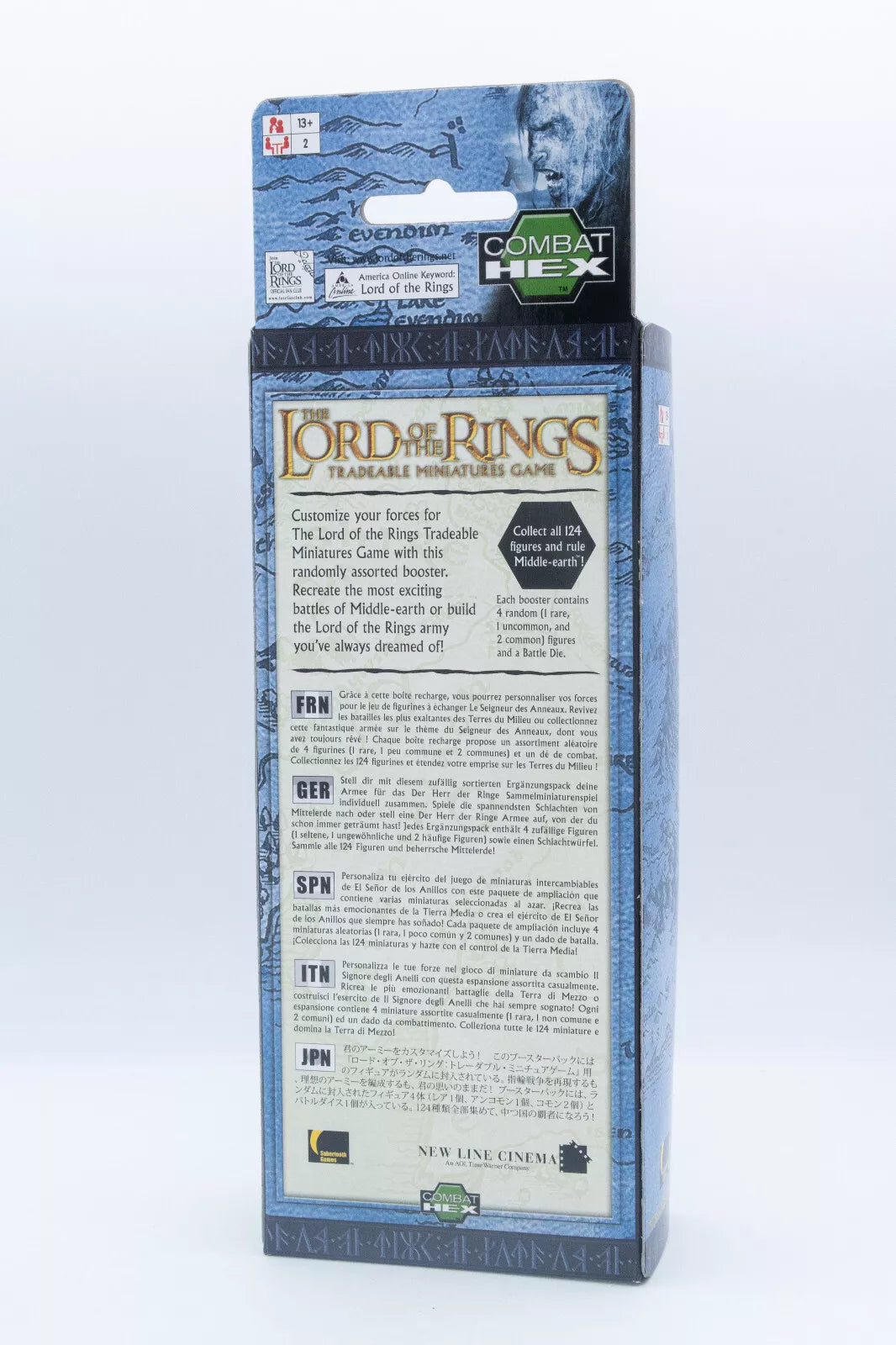 FIGUR 4x Lord of the Rings Combat Hex Tradeable Miniatures Game Booster Pack Sabertooth 2003
