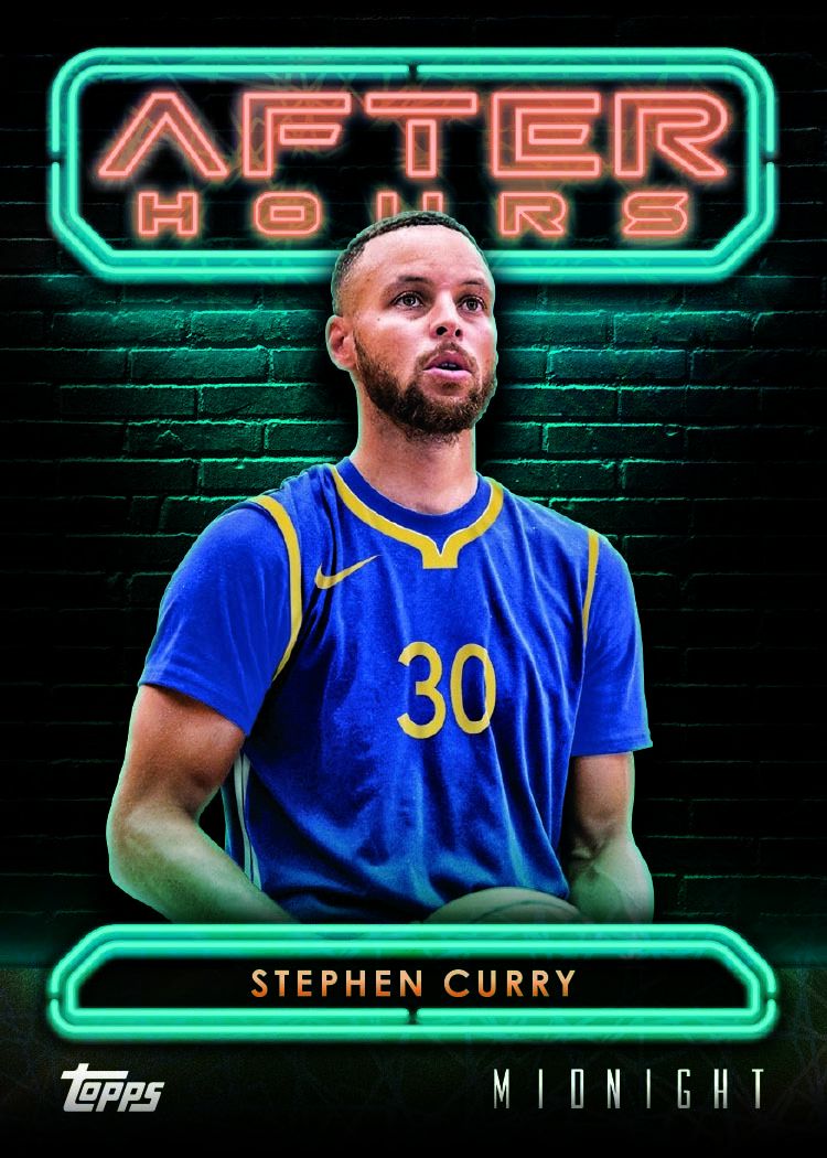 NBA 2023/24 Topps Midnight Basketball - Hobby Box (3 Autogramme)