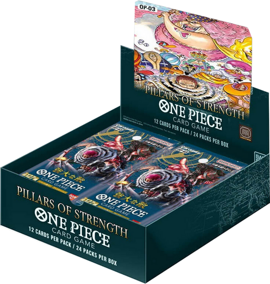 ONE PIECE TCG 4x Booster Pillars of Strength OP 03