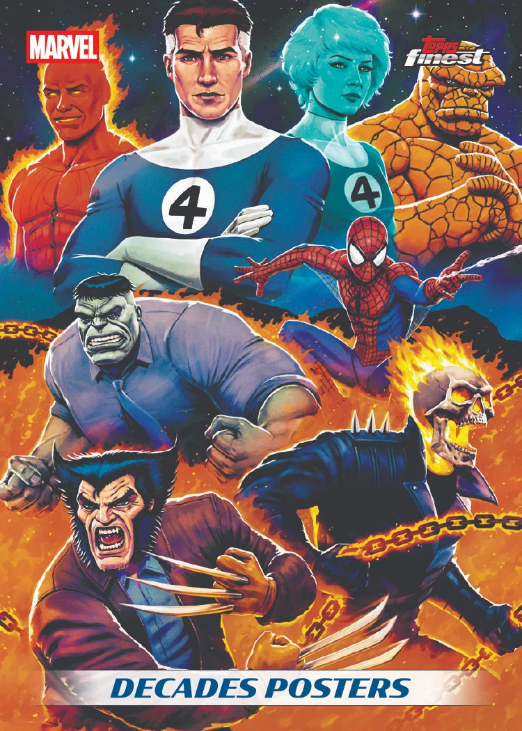 2026 Topps Finest Fantastic Four (4) Hobby Box
