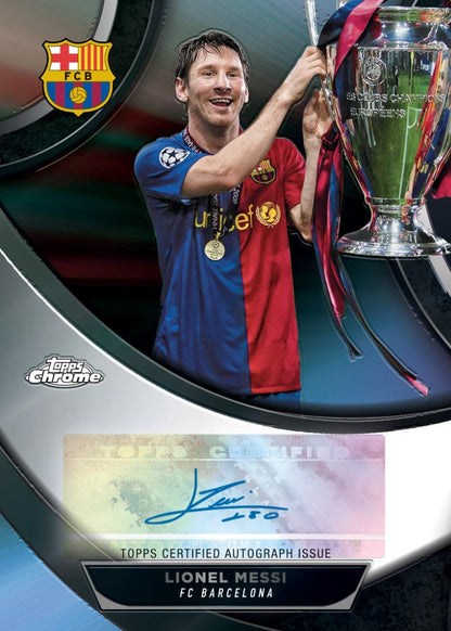 SOCCER 2023-24 Topps Chrome UEFA Club Competitions - Hobby Box Yamal RC