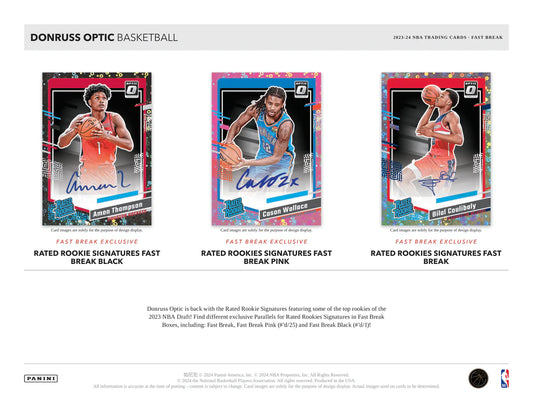 NBA 2023-24 Donruss OPTIC FASTBREAK Basketball Box (1 Auto)