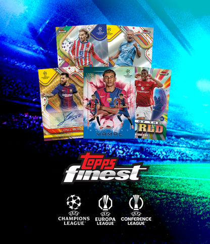 SOCCER 2024/25 Topps Finest UCC Hobby Box (2 Auto)