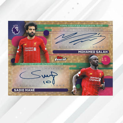 SOCCER Topps Finest Premier League 2026 - Hobby Box (2 Auto) (Vorbestellung !! erscheint voraussichtlich 23. April 2026)
