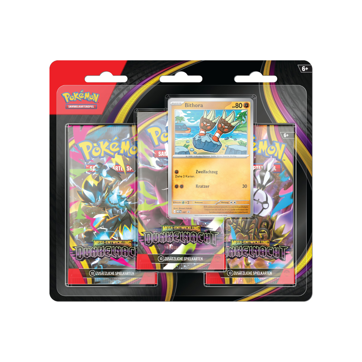 Pokemon 2x Dunkelnacht 3-Pack Blister - Bithora DE
