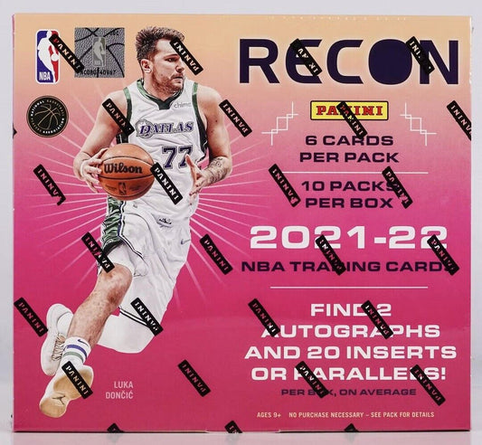 NBA 2021-22 panini recon basketball hobby box 2 Auto