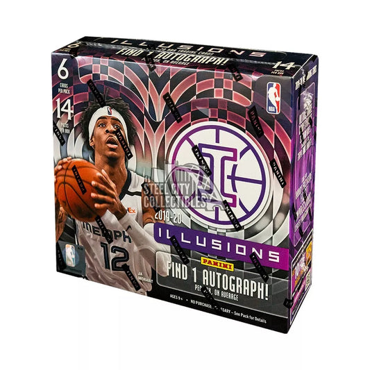 NBA 2019-20 Panini Illusions Basketball Hobby BOX