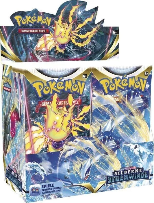 POKEMON - Silberne Sturmwinde 36 Booster Box Display Deutsch
