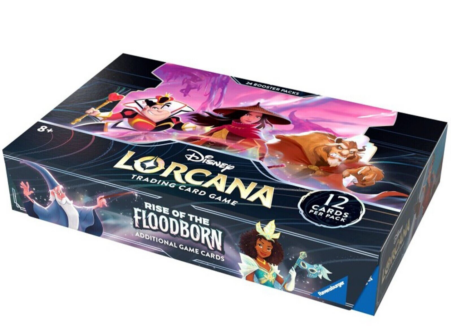 DISNEY Lorcana 2 –  Rise of the Floodborn Booster Display Reprint, englisch