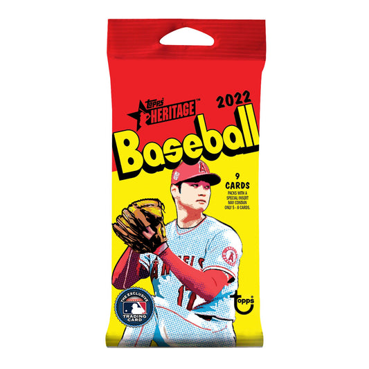 BASEBALL 2022 Topps Heritage Baseball Display Box Retail
