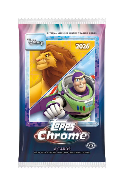 2026 Topps Chrome Disney - Hobby Box (Vorbestellung !! erscheint voraussichtlich 17. Juni 2026) (Kopie) (Kopie)