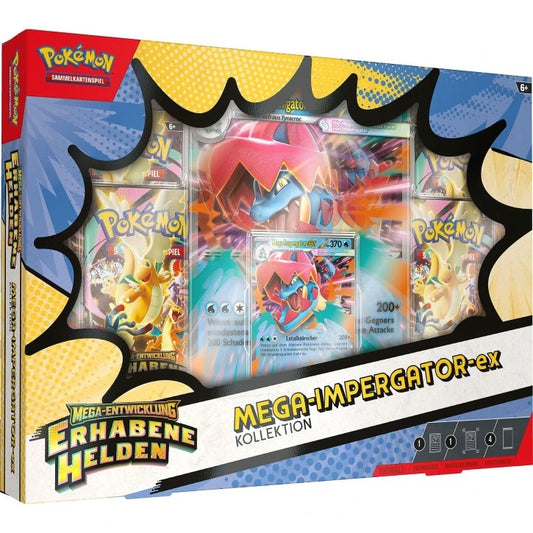 POKEMON Erhabene Helden Mega-Impergator-EX Kollektion DE