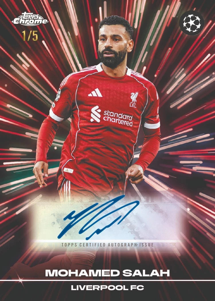 Topps Chrome UEFA Club Competitions UCC 2025/26 - Jumbo Box