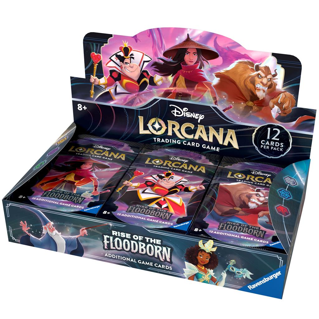 DISNEY Lorcana 2 –  Rise of the Floodborn Booster Display Reprint, englisch