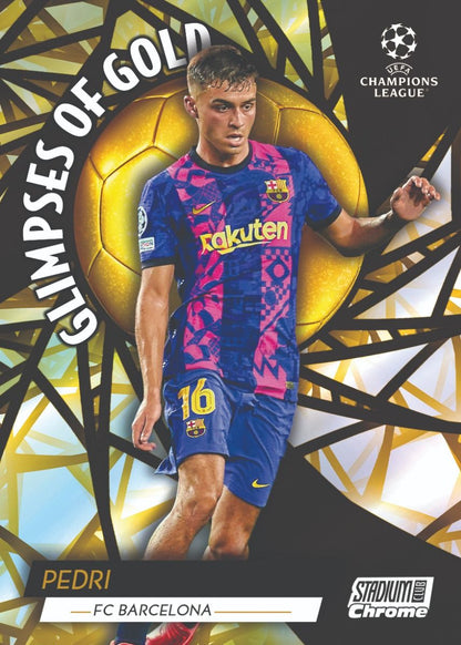 SOCCER Topps 2021-22 Stadionclub Chrom UEFA Champions League Fußball Hobby Box