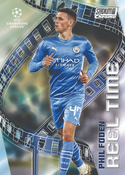 SOCCER Topps 2021-22 Stadionclub Chrom UEFA Champions League Fußball Hobby Box
