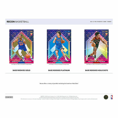 NBA 2021-22 panini recon basketball hobby box 2 Auto