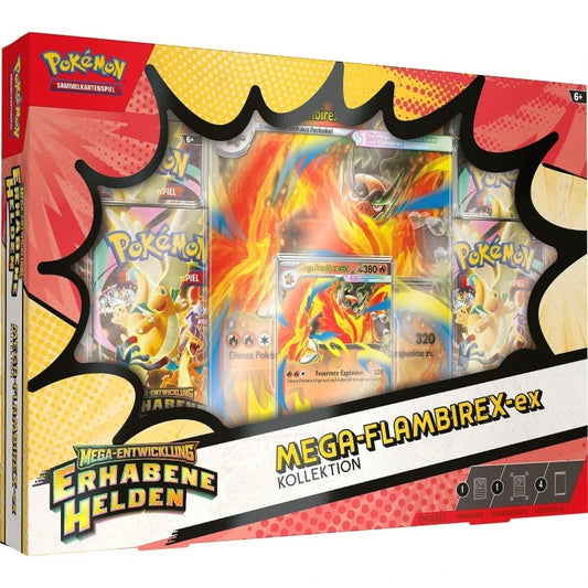 Pokemon Erhabene Helden Mega-Flambirex-EX Kollektion DE