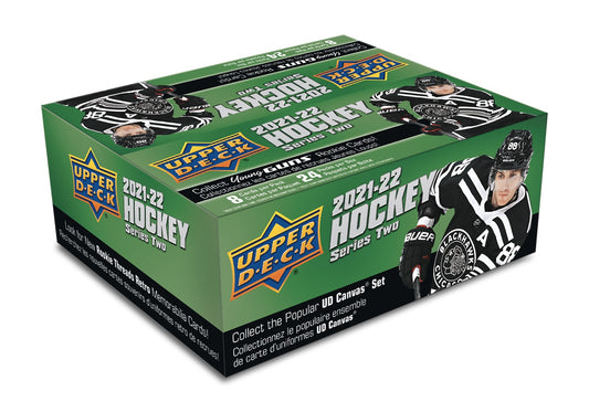 NHL 2021-22 Upper Deck Series 2 Hockey Retail Foil Box