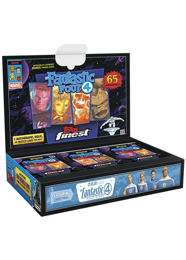 2026 Topps Finest Fantastic Four (4) Hobby Box