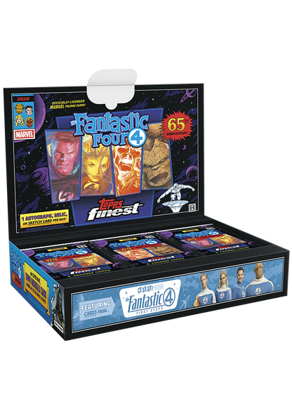 2026 Topps Finest Fantastic Four (4) Hobby Box