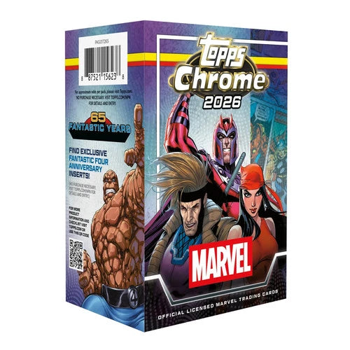 2026 Topps Chrome Marvel Comics Value Blaster Box