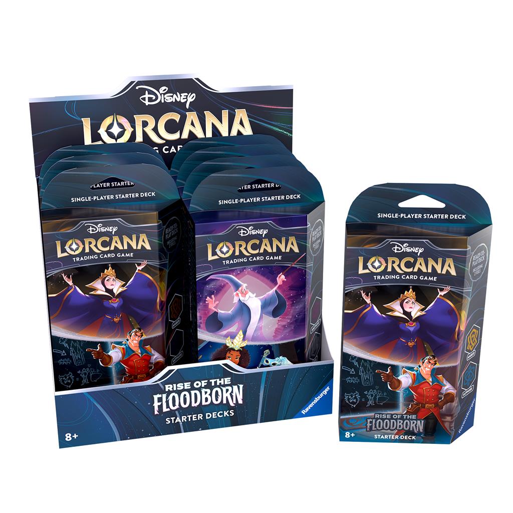 DISNEY Lorcana 2 –  Rise of the Floodborn Starter 1.Auflage, englisch