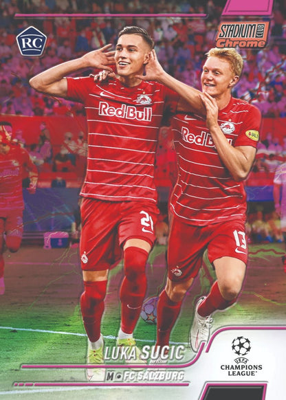 SOCCER Topps 2021-22 Stadionclub Chrom UEFA Champions League Fußball Hobby Box