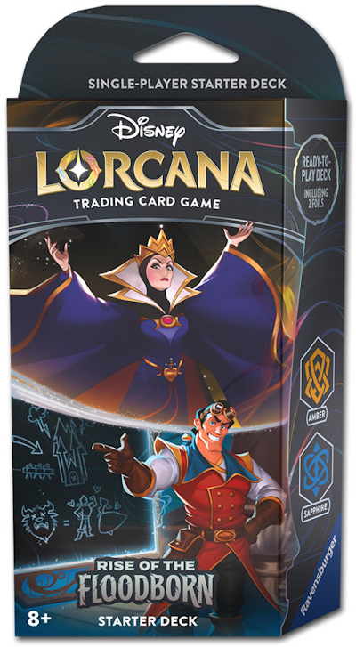 DISNEY Lorcana 2 –  Rise of the Floodborn Starter 1.Auflage, englisch