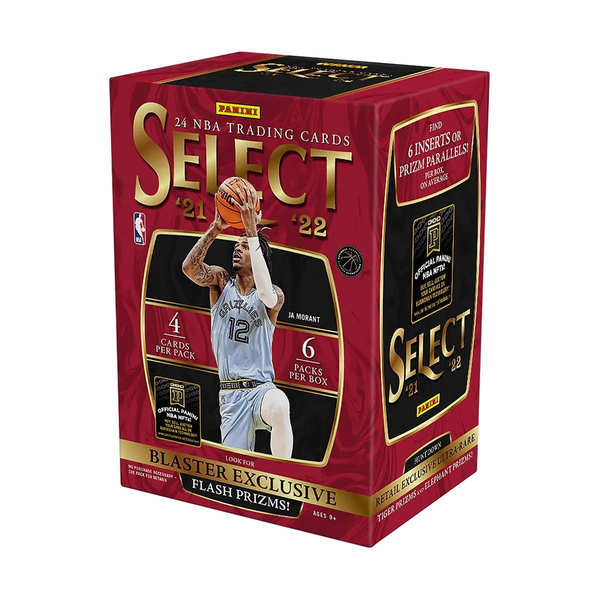 NBA Panini Select Basketball Blaster Box 2021-2022