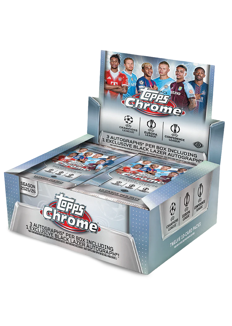 Topps Chrome UEFA Club Competitions UCC 2025/26 - Jumbo Box