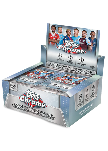 Topps Chrome UEFA Club Competitions UCC 2025/26 - Jumbo Box