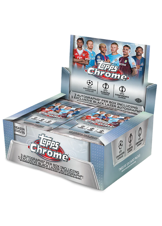 Topps Chrome UEFA Club Competitions UCC 2025/26 - Jumbo Box