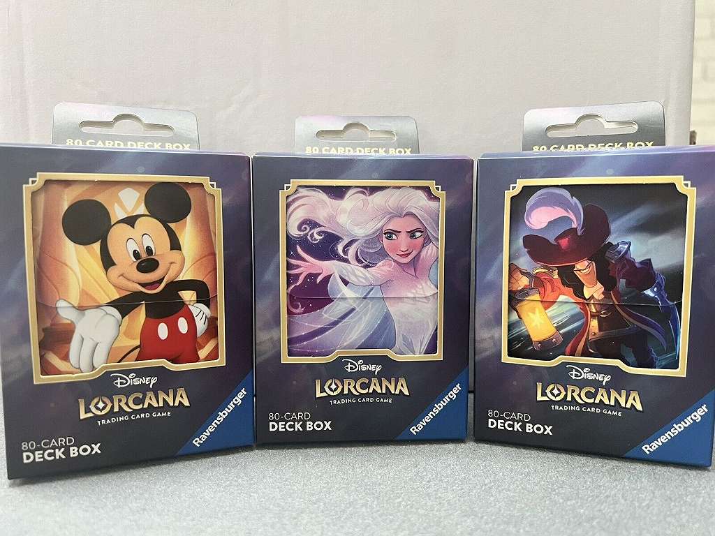 DISNEY Lorcana TCG 3 Deckboxen (komplettes Set)