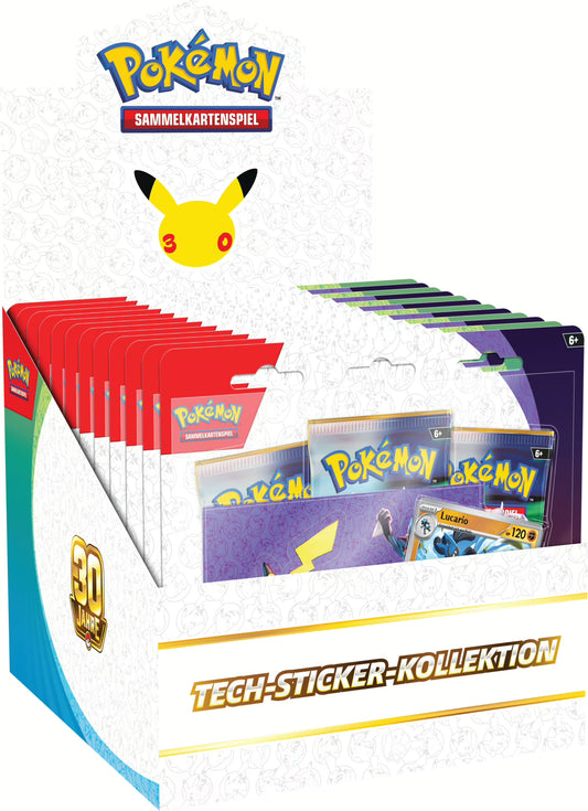 POKEMON 30 Jahre Tech-Sticker-Kollektion  DE  (EVT 16. September 2026)