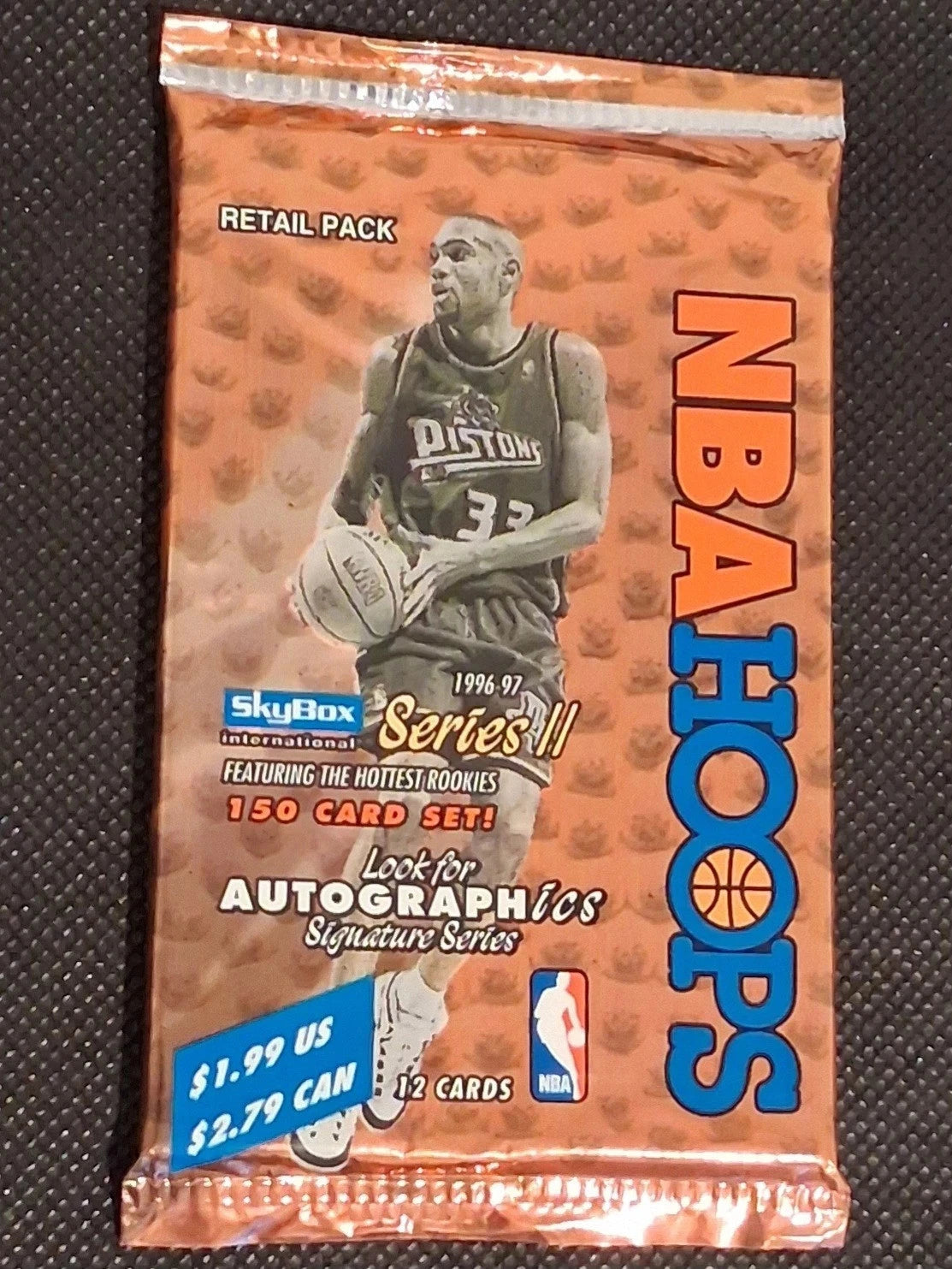 NBA 1996-97 SKYBOX Hoops SERiES 2 PACK(Kobe/Iverson RC ?)