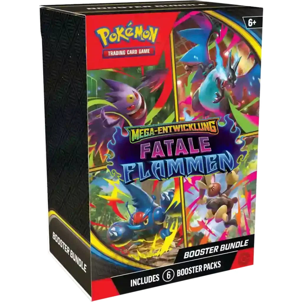 POKEMON Mega-Entwicklung Fatale Flammen Booster Bundle DE