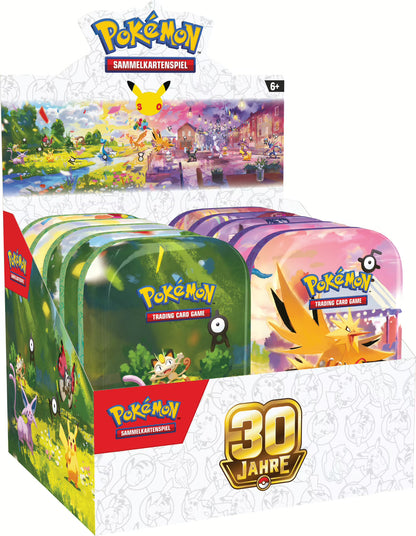 POKEMON 30 Jahre (10er) Mini-Tin Display  EVT 2. Oktober 2026