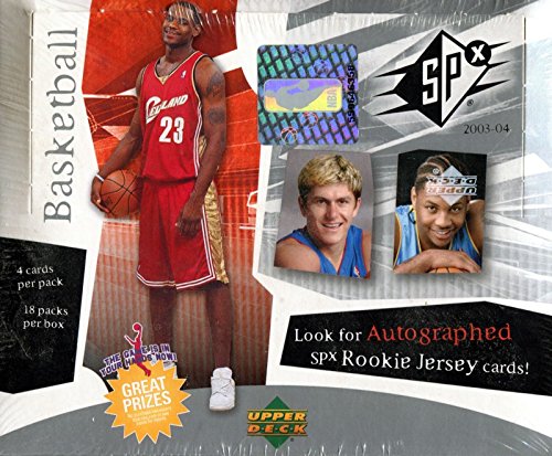 NBA 2003-04 Upper Deck SPX Hobby Basketball Box