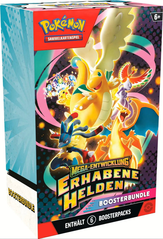 POKEMON Erhabene Helden Booster Bundle DE (Vorbestellung !! erscheint voraussichtlich 24.April 2026)