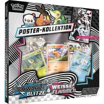 POKEMON Schwarze Blitze / Weiße Flammen 10.5 Poster- Kollektion