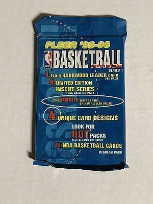 NBA 1995-96 Fleer Basketball Series 1 (10 Unopened Packs)