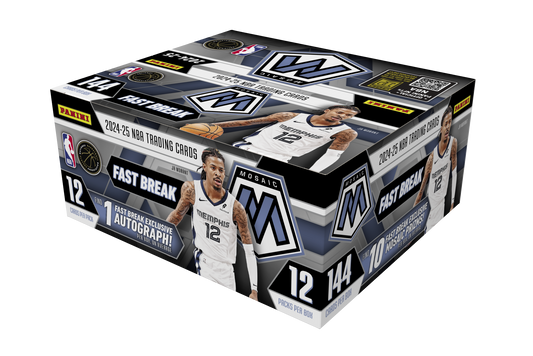 NBA 2024-25 Panini Mosaic Fast Break Basketball Hobby Box (1 Auto)