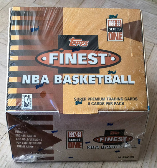 NBA 1997-98 Topps Finest Basketball Series 1 FACTORY SEALED hobby box