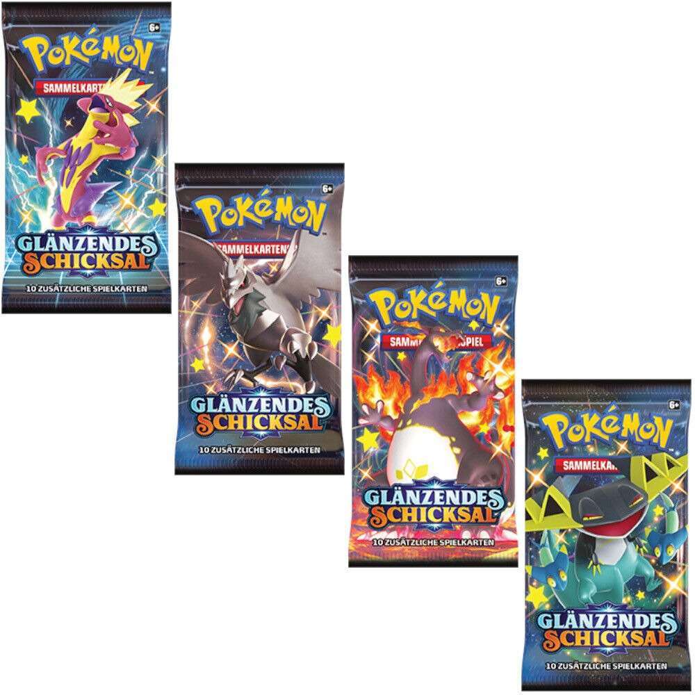 POKEMON 36 Glänzendes Schicksal Booster Packs (ovp)