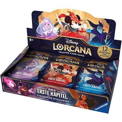 DISNEY Lorcana 1 (24er) Booster Box Display (reprint, englisch)