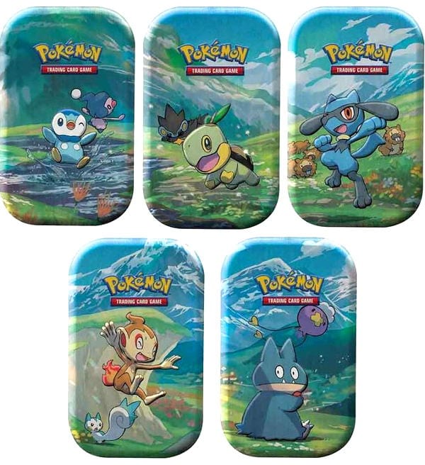 POKEMON Strahlende Sterne - Alle 5 Sinnoh-Stars Mini-Tins - DE